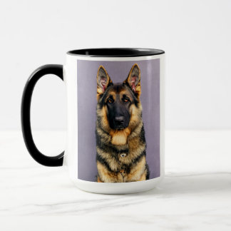 Mug Joli café berger allemand brun joli