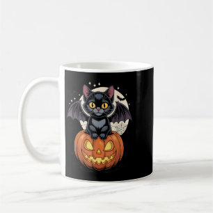 Mug Joli Chat Noir Avec Des Ailes De Chauve-Souris Jac