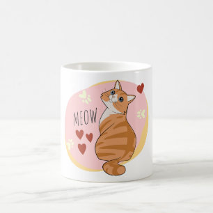 Mug Joli chat orange