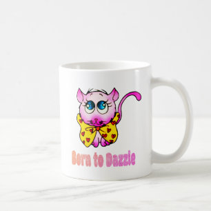 Mug Joli Chat Rose - Né pour Éblouir l'Art