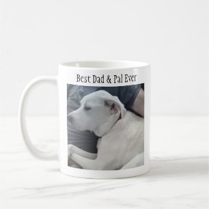 Mug Joli Chien blanc avec meilleur Pal Jamais deux pho