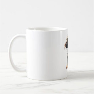 Mug Joli chien noir aux yeux verts T-shirt classique