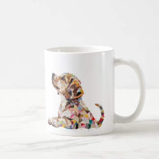 Mug Joli chiot attendant un Treat