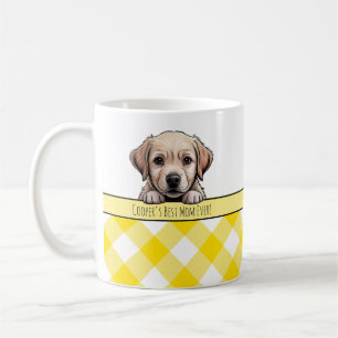 Mug Joli chiot Labrador Meilleure maman de chien Gingh