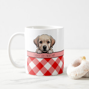 Mug Joli chiot Labrador Meilleure maman de chien Gingh