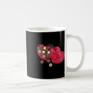 Mug Joli cœur de chocolat amour Saint Valentin Femme