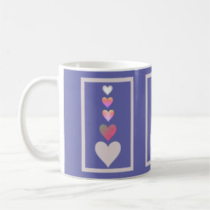Mug Joli Coeur Périwinkle mignon Simple Moderne