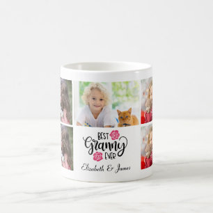 Mug Joli collage photo Meilleure grand-mère Ever grand