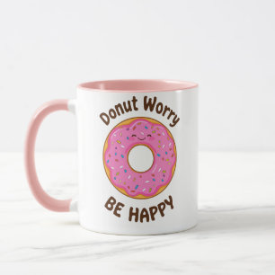 Mug Joli donut rose avec pépites