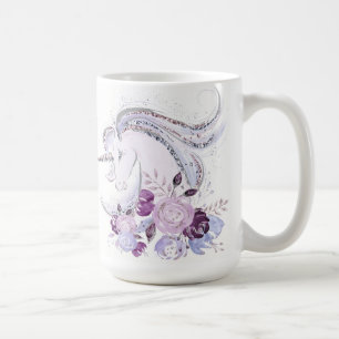 Mug Joli duo 1 de licorne d'aquarelle