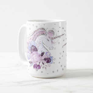Mug Joli duo de licorne d'aquarelle