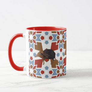 Mug Joli éléphant Shrew amusant Motif coloré