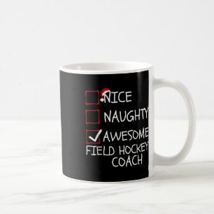 Mug Joli Entraîneur de Hockey sur Gazon Méchant Noël A