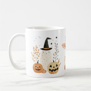 Mug Joli Fantôme avec Jack—o-Lanterns Halloween
