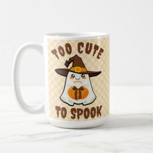 Mug Joli fantôme trop mignon pour parler Caricature Ha
