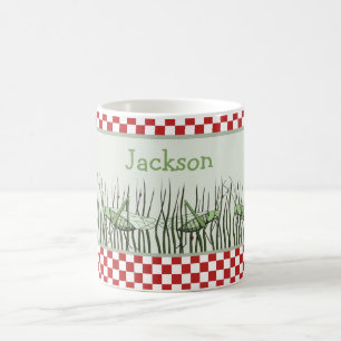 Mug Joli Grasshoppers Vert Pique-Nique Enfants