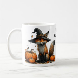 Mug Joli Halloween du Casquette de Witch Fox mignonne