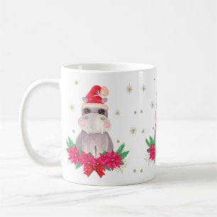 Mug Joli Hippo de Noël