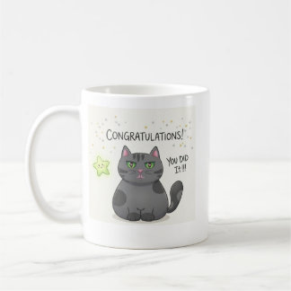 Mug Joli Imprimé Esthétique de Chat Kawaii
