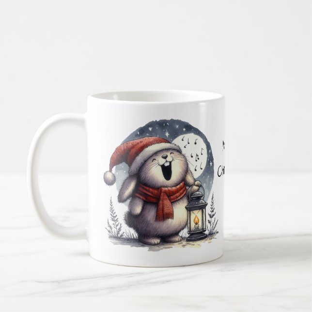 Mug Joli lapin de Noël (Gauche)