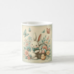 Mug Joli lapin et poussin de Pâques vintage