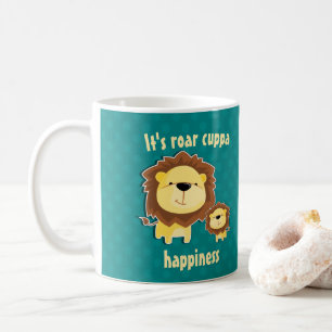 Mug Joli Lion Et Baby Cub Anniversaire de enfant