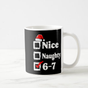 Mug Joli Méchant 6 7 Mème Drôle de Noël Six Sept Xm