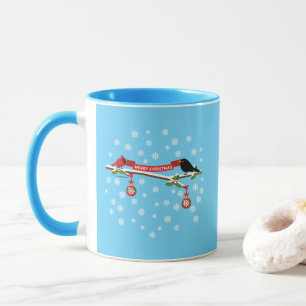 Mug Joli Merle et Cardinal sur une Branche - JOYEUX NO