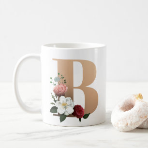 Mug Joli Monogramme Floral B,