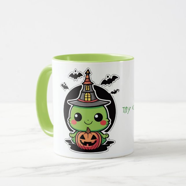 Mug Joli Monstre Entouré De Chauve-Feu (Devant gauche)
