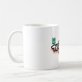 Mug Joli Motif de Fleurs Bleues