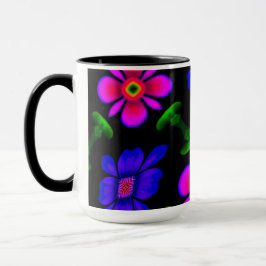 Mug Joli Motif de fleurs roses