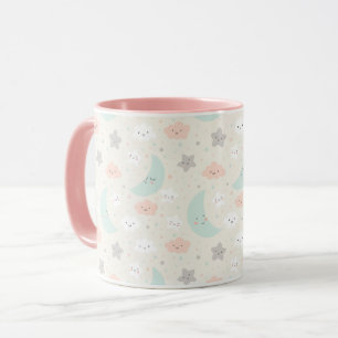 Mug Joli Motif Pastel Sky souriant