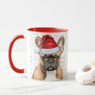 Mug Joli Noël amateur de Bouledogue Français