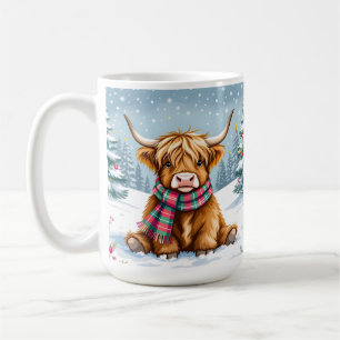 Mug Joli Noël de vache Whimsical Highland
