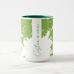 Mug Joli Ours Panda Feuilles Tropicales Deux Tons Pers