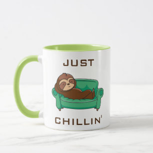 Mug Joli Parfum Lazy Drôle Juste Chillin