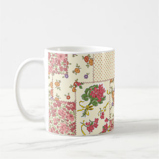 Mug Joli Patchwork Floral Conception transparente
