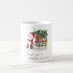 Mug Joli Père Noël, traîneau, cadeaux