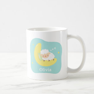 Mug Joli petit agneau endormi sur la Lune