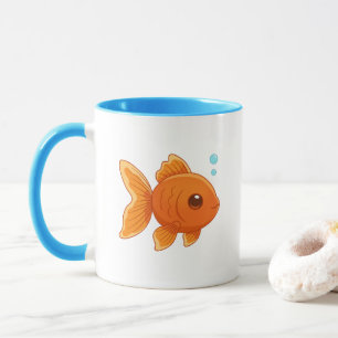 Mug Joli Poisson Rouge de Dessin Animé