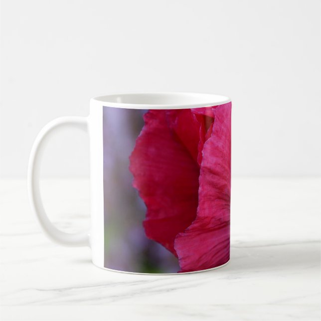 Mug Joli Poppy rose et violet (Gauche)