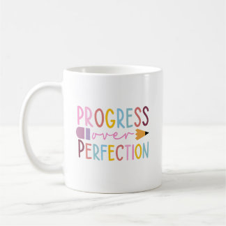 Mug Joli Progrès Plutôt que Perfection Professeur Cray