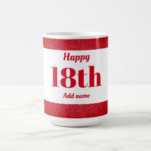 Mug Joli style personnalisé cadeau d'anniversaire 18e