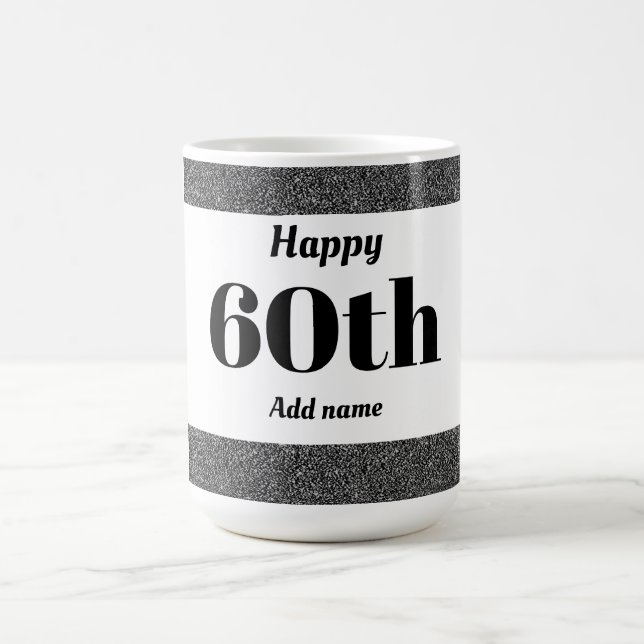 Mug Joli style personnalisé cadeau d'anniversaire 60e (Centre)