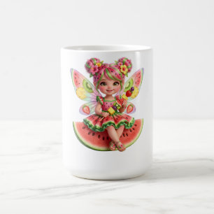 Mug Joli T-Shirt pour Femme avec Fée de Pastèque