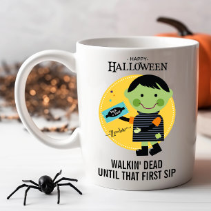 Mug Joli Zombie avec des Bonbons Halloween Personnalis