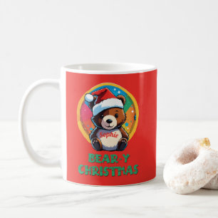 Mug Jolie adorable Kawaii Chibi Ours de Noël