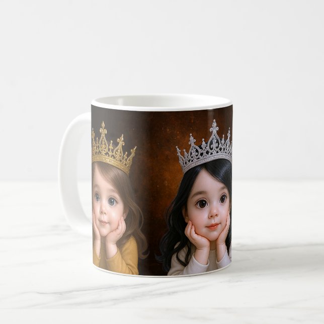 Mug Jolie Bébé Princesse (Devant gauche)