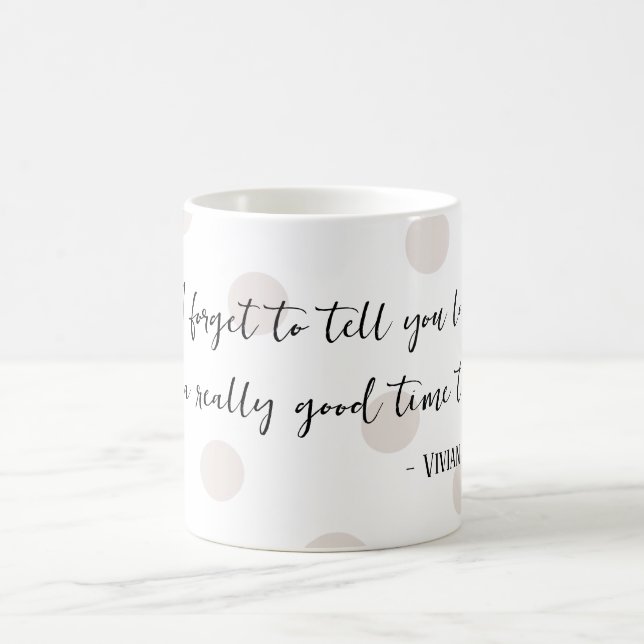 Mug - Jolie citation de femme (Centre)
